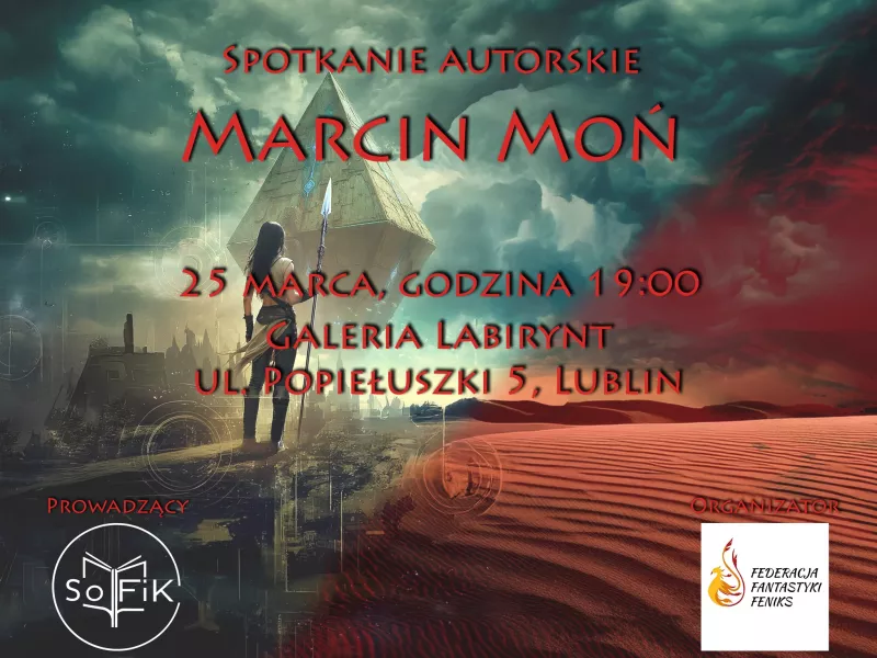 Spotkanie autorskie w Lublinie z Marcinem Moniem