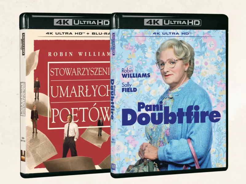 „Stowarzyszenie umarłych poetów” i „Pani Doubtfire” na 4K UHD już 28 września