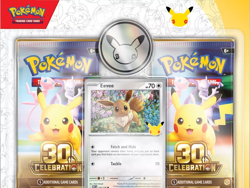 Dziś debiutuje specjalny dodatek upamiętniający 30 lat Pokémon - Pokémon Trading Card Game: 30th Celebration!